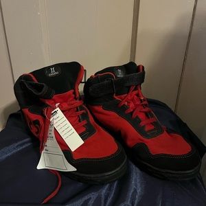 Samosa red canvas shoes